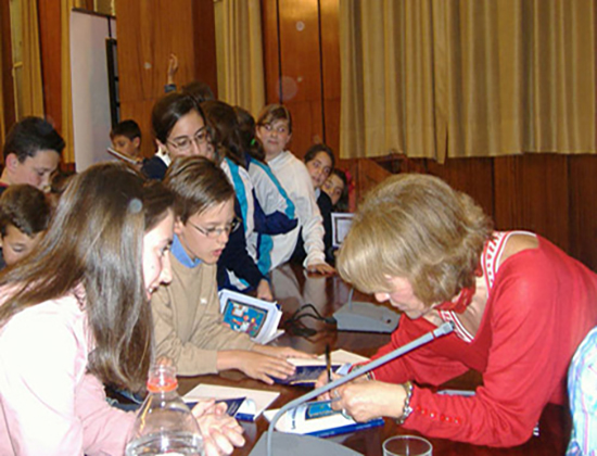 Firma de libros con motivo del Dia del Libro