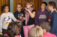 Carmen Ramos en el Colegio Valle Incl&aacute;n