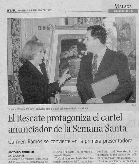 Prensentaci&oacute;n Cartel Carmen Ramos